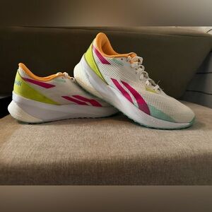 Reebok Women's White and Pink Sneakers